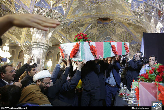 وداع با پیکر مطهر شهیدان دفاع مقدس و مدافع حرم‎ / عکس: احمدحسنی / شهرآرا