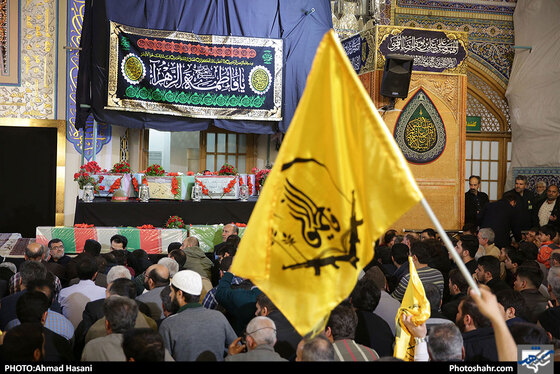 وداع با پیکر مطهر شهیدان دفاع مقدس و مدافع حرم‎ / عکس: احمدحسنی / شهرآرا