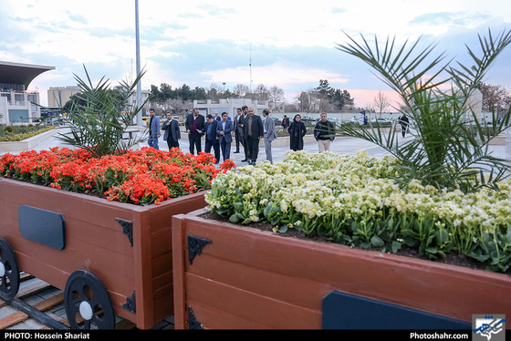 افتتاح پروژه بهسازی و بازپیرایی میدان راه آهن مشهد عکس : حسین شریعت / شهرآرا