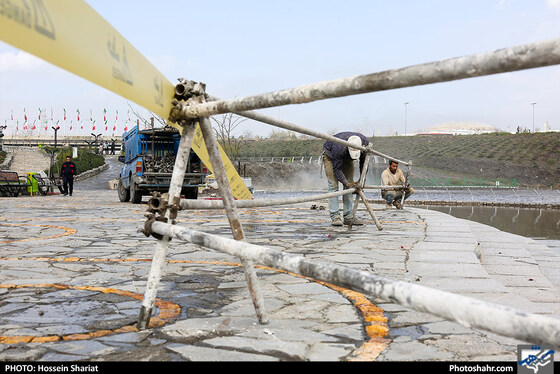 وضعیت بوستان چهل بازه بعد از بارندگی روزهای اخیر - عکاس: حسین شریعت / شهرآرا