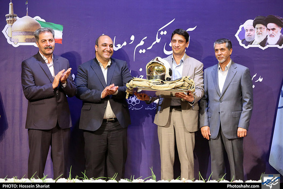 تکریم و معارفه مدیرعامل سازمان آتش‌نشانی و خدمات ایمنی شهرداری مشهد - عکاس: حسین شریعت / شهرآرا