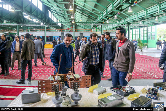 رونمایی از دستاوردهای ساخت داخل و تعمیرات شرکت قطارشهری مشهد- عکاس: سعید گلی/ شهرآرا