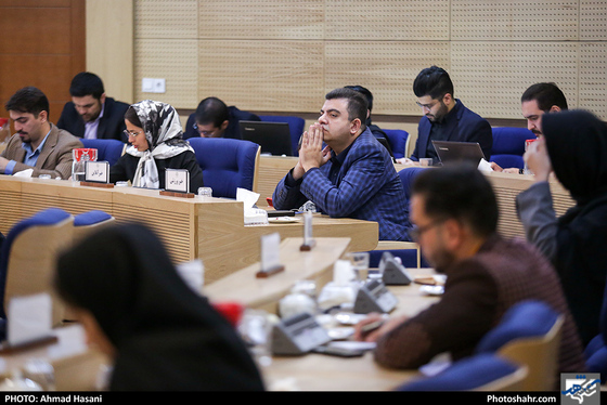 نشست خبری محمدرضا حیدری رئیس شورای اسلامی شهر مشهد-عکاس: احمد حسنی/ شهرآرا