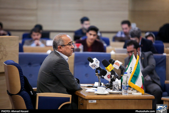 نشست خبری محمدرضا حیدری رئیس شورای اسلامی شهر مشهد-عکاس: احمد حسنی/ شهرآرا