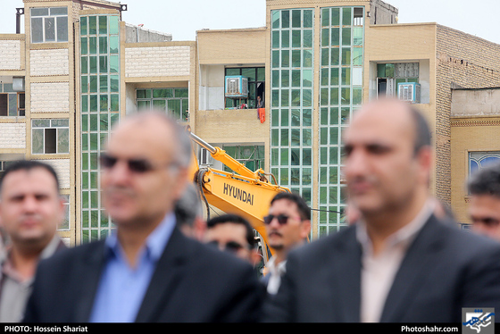  آیین آغاز عملیات اجرایی پروژه بازگشایی خیابان کوشش- عکاس: حسین شریعت/ شهرآرا