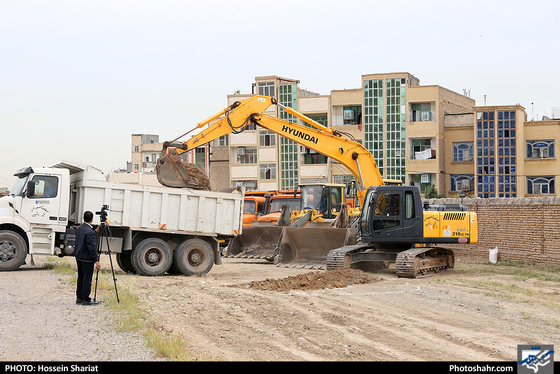  آیین آغاز عملیات اجرایی پروژه بازگشایی خیابان کوشش- عکاس: حسین شریعت/ شهرآرا