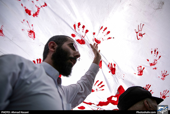 راهپیمایی نمازگزاران جمعه مشهد در حمایت از بیانیه شورای عالی امنیت ملی - عکس : احمد حسنی / شهرآرا