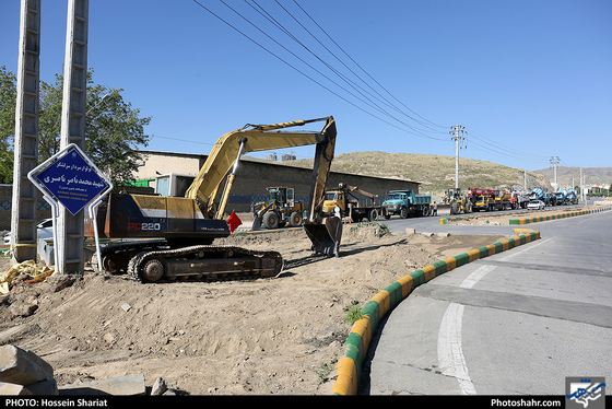 آغاز عملیات اجرایی چپ‌گرد غیر همسطح شهید ناصری-عکاس: حسین شریعت/ شهرآرا