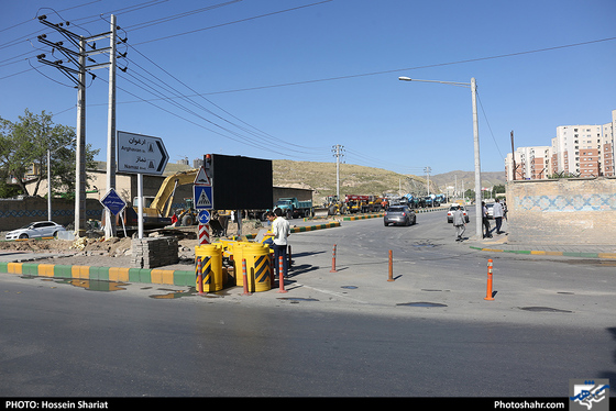 آغاز عملیات اجرایی چپ‌گرد غیر همسطح شهید ناصری-عکاس: حسین شریعت/ شهرآرا