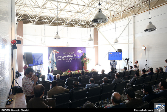 آیین بهره‌برداری از 100 دستگاه مینی‌بوس جهت توسعه ناوگان حمل و نقل عمومی-عکاس: حسین شریعت/ شهرآرا