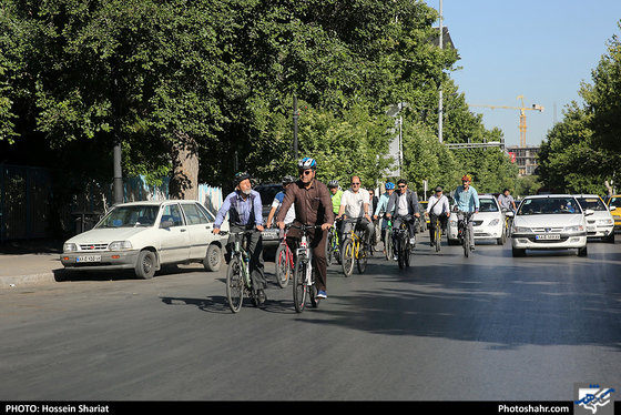 "سه‌شنبه های بدون خودرو " با حضور مدیران شهری - عکس : حسین شریعت / شهرآرا