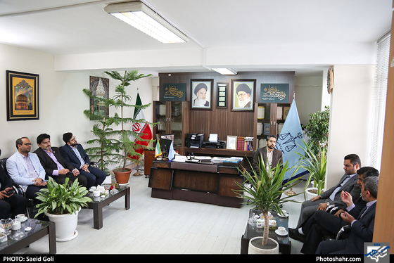 بازدید مسئولان رونامه شهرآرا از دادسرای ناحیه هفت-عکاس: سعید گلی/ شهرآرا