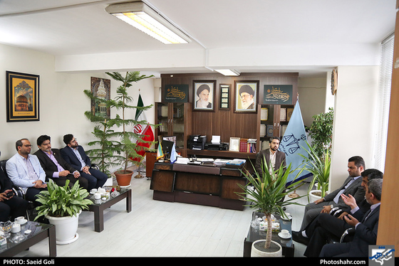 بازدید مسئولان رونامه شهرآرا از دادسرای ناحیه هفت-عکاس: سعید گلی/ شهرآرا