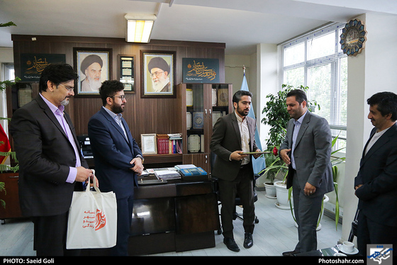 بازدید مسئولان رونامه شهرآرا از دادسرای ناحیه هفت-عکاس: سعید گلی/ شهرآرا