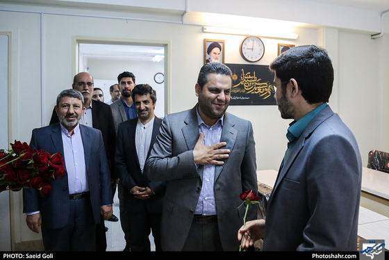 بازدید مسئولان رونامه شهرآرا از دادسرای ناحیه هفت-عکاس: سعید گلی/ شهرآرا