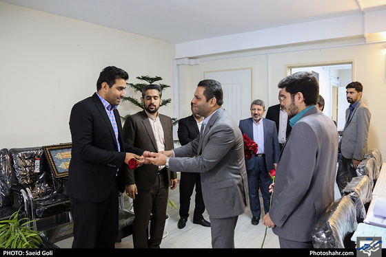 بازدید مسئولان رونامه شهرآرا از دادسرای ناحیه هفت-عکاس: سعید گلی/ شهرآرا