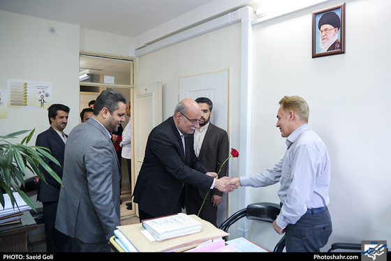 بازدید مسئولان رونامه شهرآرا از دادسرای ناحیه هفت-عکاس: سعید گلی/ شهرآرا