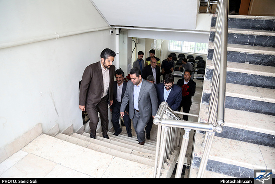 بازدید مسئولان رونامه شهرآرا از دادسرای ناحیه هفت-عکاس: سعید گلی/ شهرآرا