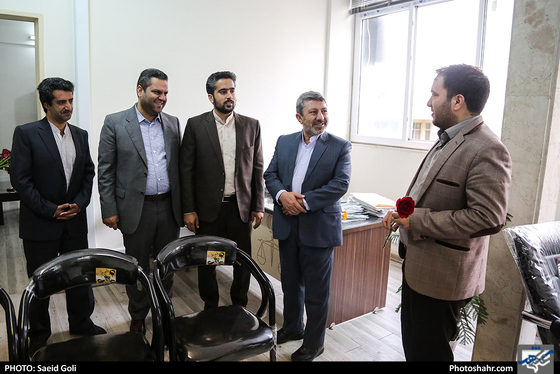 بازدید مسئولان رونامه شهرآرا از دادسرای ناحیه هفت-عکاس: سعید گلی/ شهرآرا