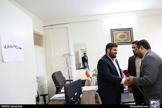 بازدید مسئولان رونامه شهرآرا از دادسرای ناحیه هفت-عکاس: سعید گلی/ شهرآرا