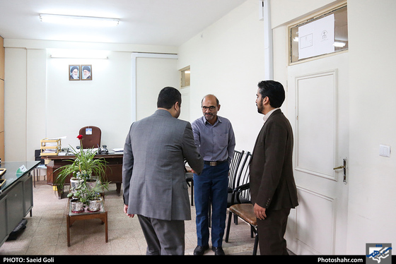 بازدید مسئولان رونامه شهرآرا از دادسرای ناحیه هفت-عکاس: سعید گلی/ شهرآرا