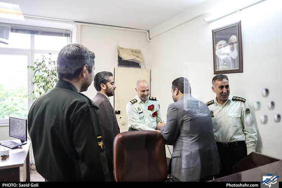 بازدید مسئولان رونامه شهرآرا از دادسرای ناحیه هفت-عکاس: سعید گلی/ شهرآرا