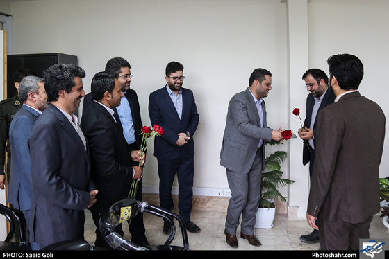 بازدید مسئولان رونامه شهرآرا از دادسرای ناحیه هفت-عکاس: سعید گلی/ شهرآرا