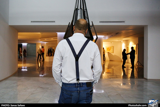افتتاح نمایشگاه «کرنش به حافظ» آثار نقاش آلمانی«گونتر اوکر»