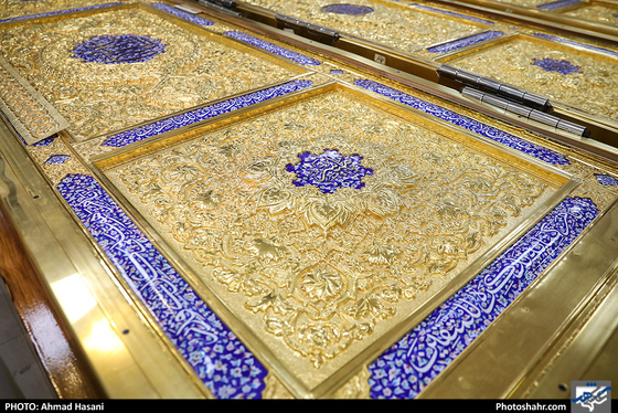 کارگاه ساخت درب‌های حرمین مطهر امام جواد(ع) و امام کاظم(ع)