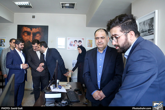بازدید معاون مطبوعاتی وزارت فرهنگ و ارشاد اسلامی از روزنامه شهرآرا-عکاس:سعید گلی/ شهرآرا