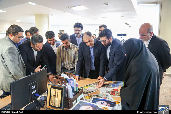 بازدید معاون مطبوعاتی وزارت فرهنگ و ارشاد اسلامی از روزنامه شهرآرا-عکاس:سعید گلی/ شهرآرا