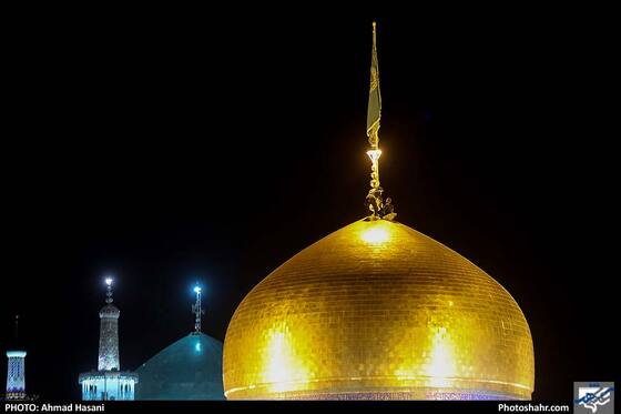 حرم مطهر رضوی در شب میلاد امام رضا (ع) - عکس :‌ احمد حسنی / شهرآرا