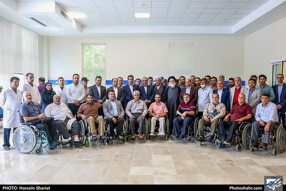 افتتاح پروژه توسعه مرکز توان‌بخشی جانبازان مشهد-عکاس: حسین شریعت/ شهرآرا