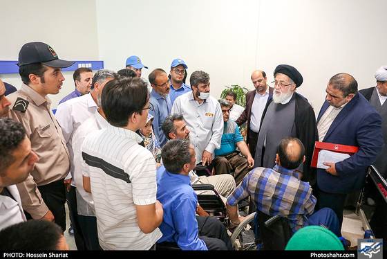 افتتاح پروژه توسعه مرکز توان‌بخشی جانبازان مشهد-عکاس: حسین شریعت/ شهرآرا