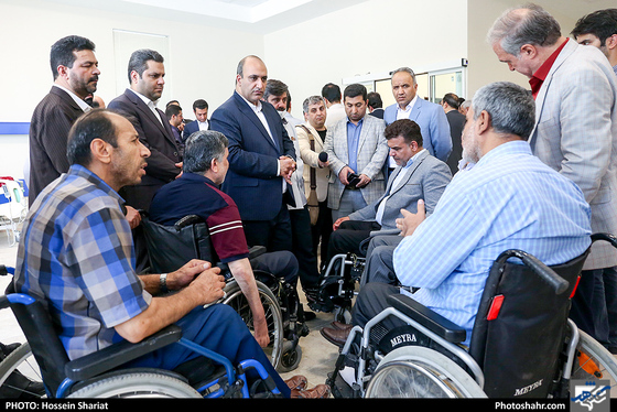 افتتاح پروژه توسعه مرکز توان‌بخشی جانبازان مشهد-عکاس: حسین شریعت/ شهرآرا