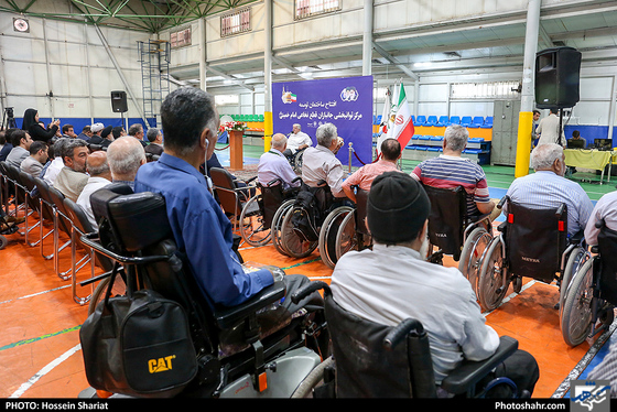 افتتاح پروژه توسعه مرکز توان‌بخشی جانبازان مشهد-عکاس: حسین شریعت/ شهرآرا
