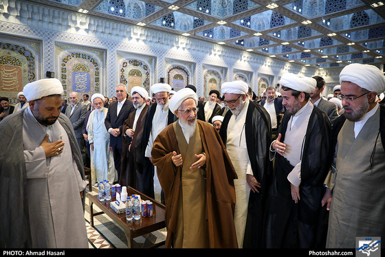 دیدار آیت‌الله جوادی آملی با نخبگان حوزه - عکاس: احمد حسنی / شهرآرا