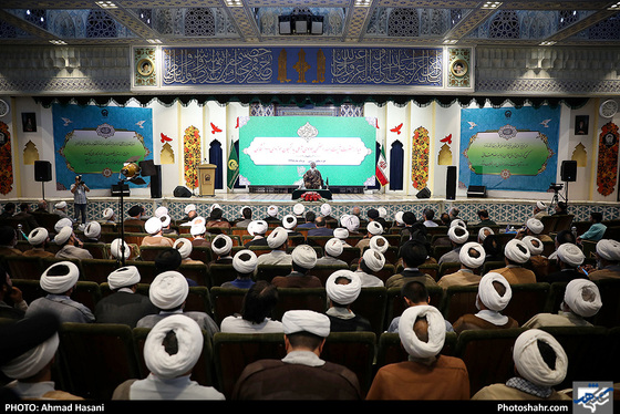 دیدار آیت‌الله جوادی آملی با نخبگان حوزه - عکاس: احمد حسنی / شهرآرا