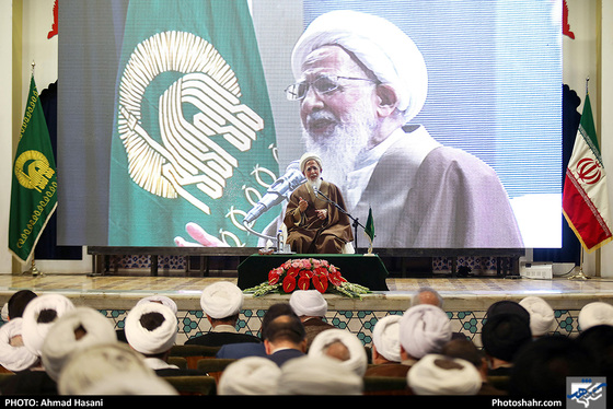 دیدار آیت‌الله جوادی آملی با نخبگان حوزه - عکاس: احمد حسنی / شهرآرا