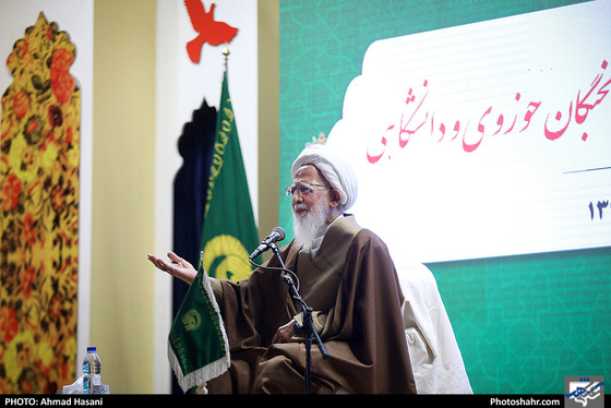 دیدار آیت‌الله جوادی آملی با نخبگان حوزه - عکاس: احمد حسنی / شهرآرا