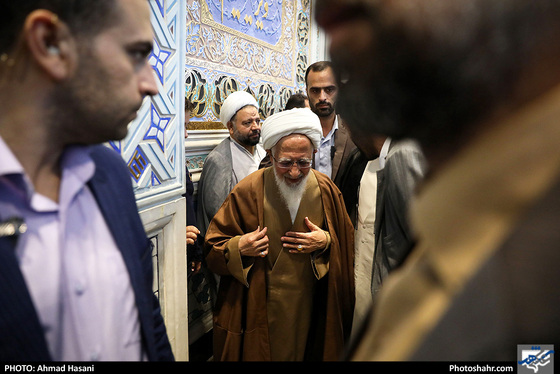 دیدار آیت‌الله جوادی آملی با نخبگان حوزه - عکاس: احمد حسنی / شهرآرا