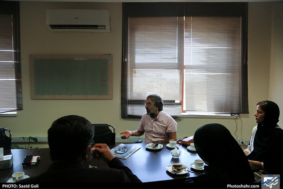 بازدید حمید متبسم آهنگساز مشهدی از تحریریه شهرآرا