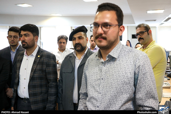 بازدید جمعی از اعضای شورای شهر از روزنامه شهرآرا / عکس: احمد حسنی / شهرآرا