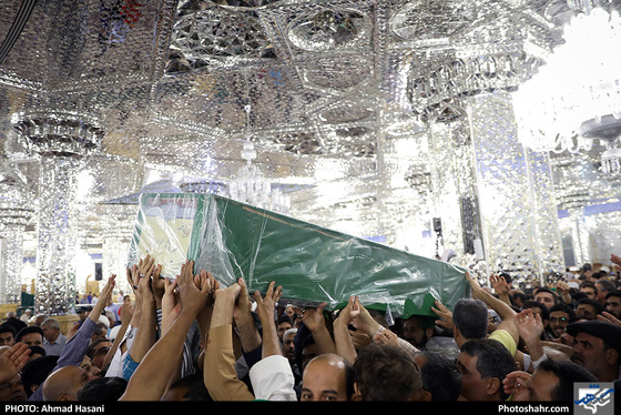 تشییع پیکر شهید مدافع حرم سید ناظرحسین موسوی / عکس: احمد حسنی / شهرآرا