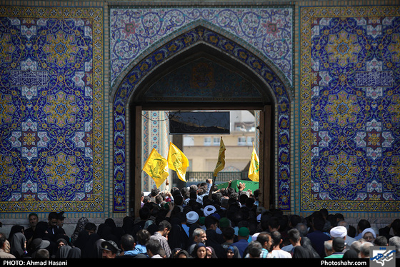 تشییع پیکر شهید مدافع حرم سید ناظرحسین موسوی / عکس: احمد حسنی / شهرآرا