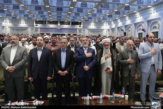 مراسم افتتاحیه همایش فعالان اربعین حسینی با حضور وزیر کشور در مشهد‎ / عکس: محسن بخشنده / شهرآرا