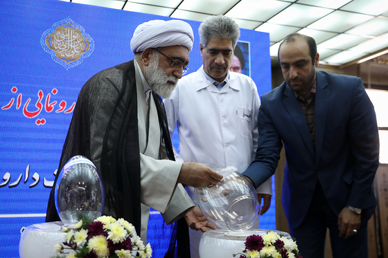 مراسم رونمایی از محصولات جدید شرکت داروسازی ثامن
