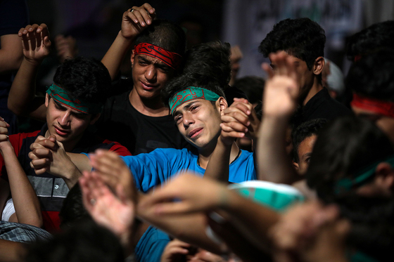 وداع با پیکر دو شهید گمنام در جمع نوجوانان نخبه سراسر کشور
