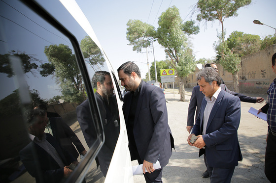  بازدید فرماندار از معین اقتصادی شهرستان مشهد 
