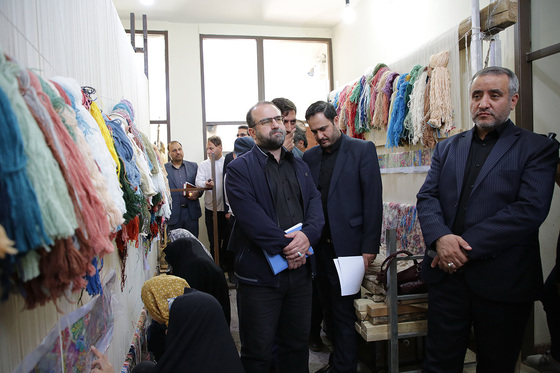  بازدید فرماندار از معین اقتصادی شهرستان مشهد 